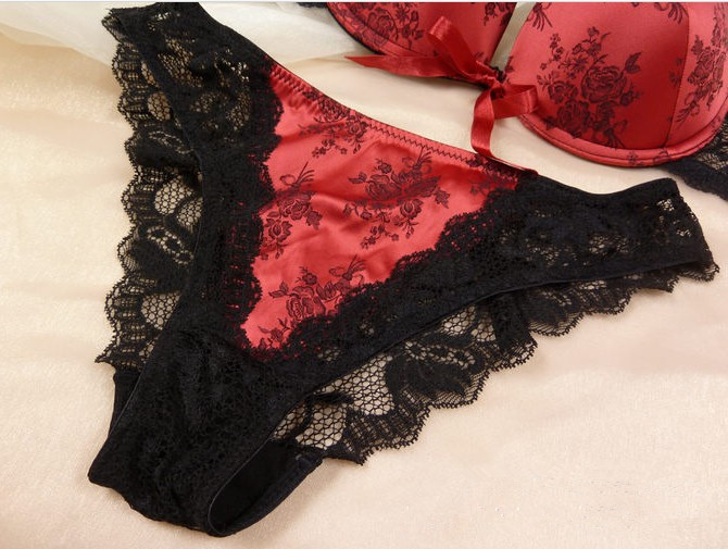 欧美风复古时尚少女士内衣<em>文胸罩</em>套装 性感蕾