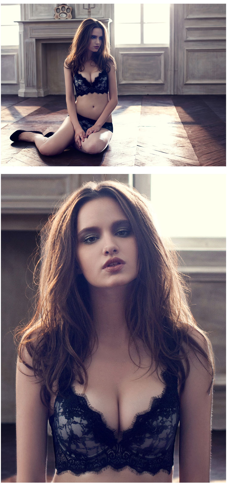 <em>夏娃的记忆</em>2014新款性感四排扣<em>文胸</em>聚拢套装