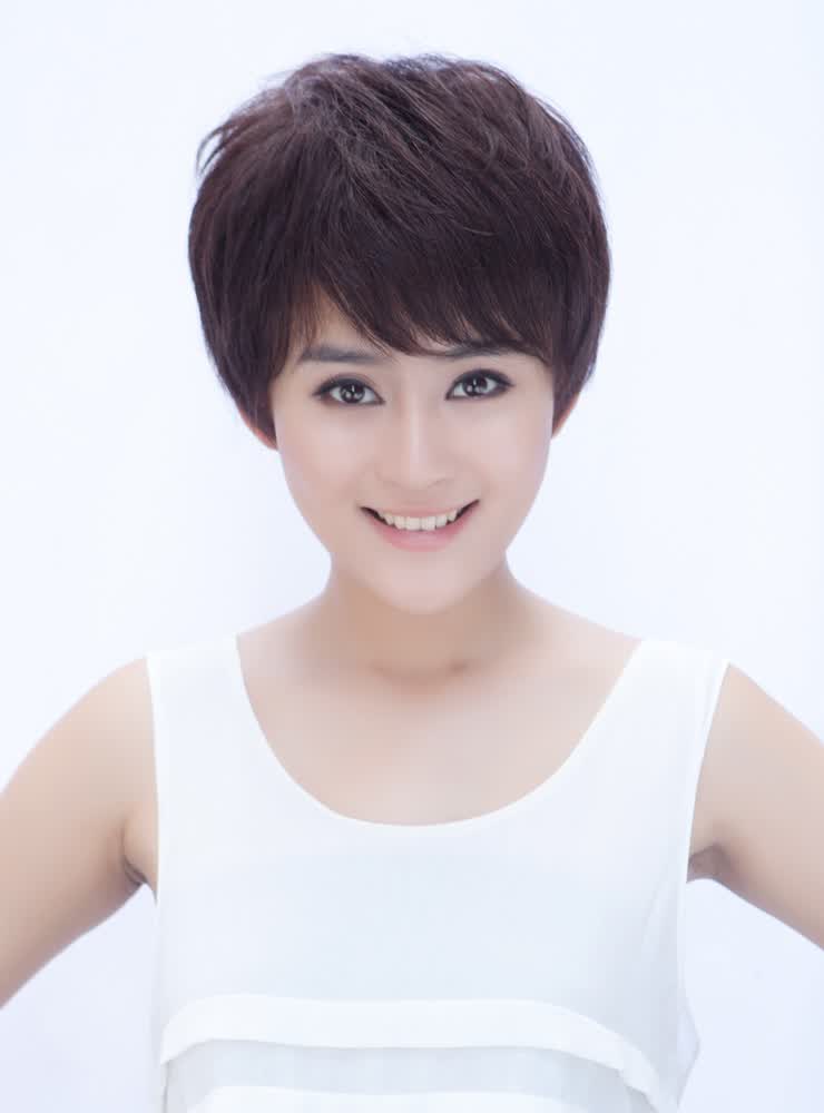 西芙 真发假发 短发 女 时尚短发 <em>女 假头发</em> 头套