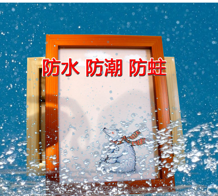 
                                        沐坤 13框相框墙 仿实木挂钟表墙贴照片墙 创意现代组合照片墙 相片墙 创意相框墙贴画 流线型白樱+钟表                