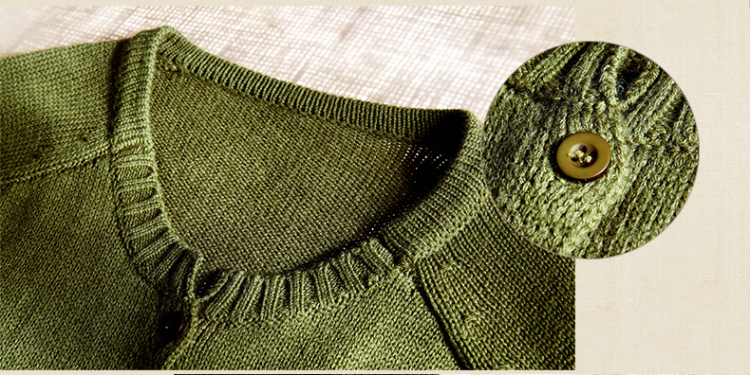 <em>茵曼</em> 冬新款<em>茵曼</em>女圆领<em>开衫毛衣</em>【VC834131