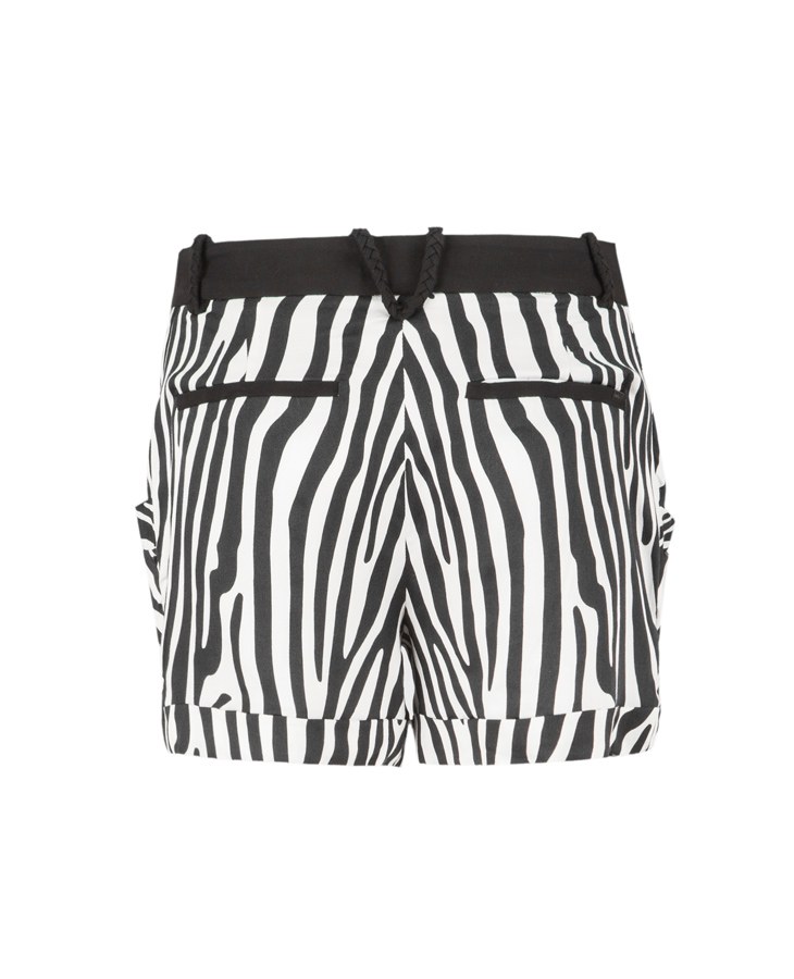 o<em></em>nLY 2014夏装新品<em>斑马</em>纹显瘦宽松休闲裤短