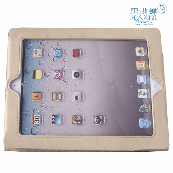 泽优诚品 2013新款苹果ipad2/ipad3/ipad4保护套休眠唤醒高级布料个性
