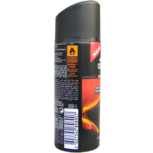 Adidas阿迪达斯男士香体止汗喷雾150ml炫能8