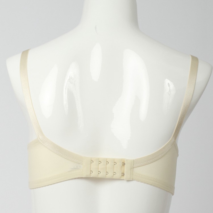 倍爱锗 经典刺绣肩开扣哺乳<em>文胸</em> 加大<em>下围</em> 深罩