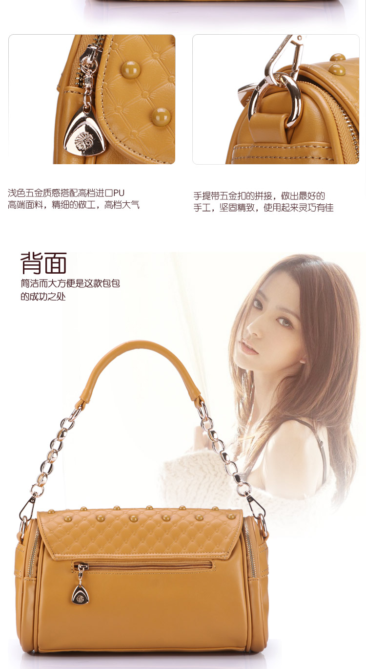 千黛名媛qdmy新款单肩包时尚女包