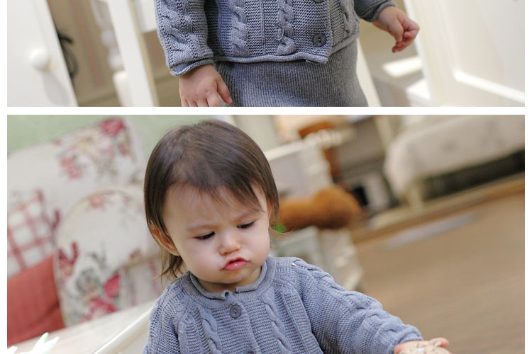 莱贝吉Lepetit 男婴女婴<em>毛衣儿童开衫</em>宝宝针织