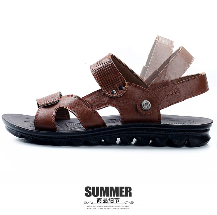 百丽男凉鞋2014新款 百丽代购2014夏凉鞋