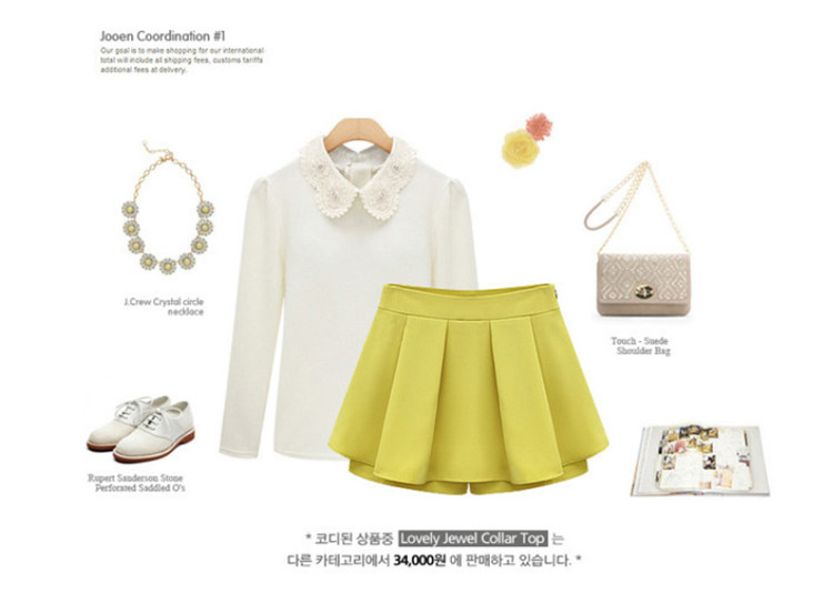 初情 夏装新品 韩版休闲中腰修身<em>显瘦短裤雪纺</em>