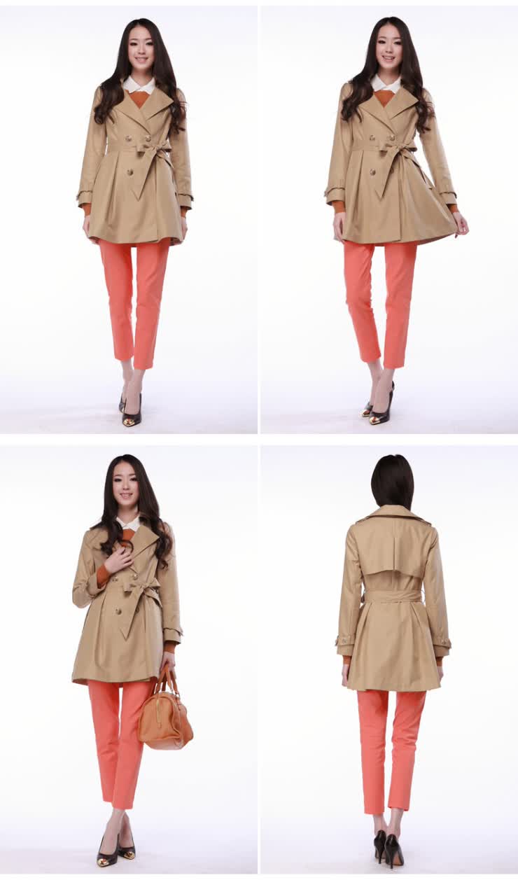<em>京东商城</em> 伊芙丽 2013秋装新款女装<em>风衣 韩版</em>修
