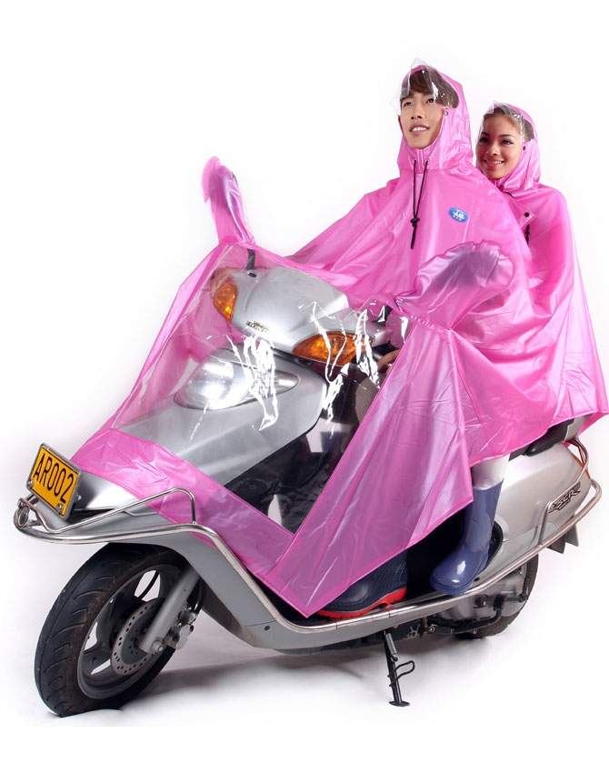电动车摩托车加大加厚 <em>男女</em>通用双人雨披雨衣
