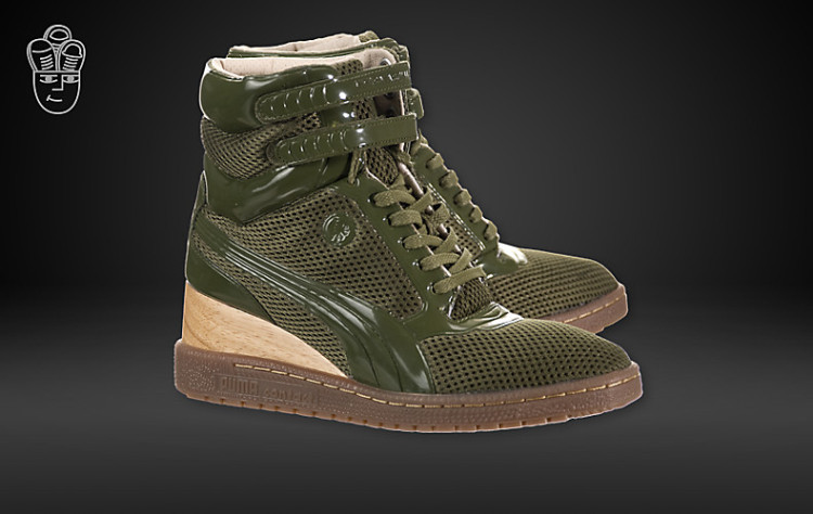 Puma MY-77 Wedge彪马黑标限量女鞋 内增高