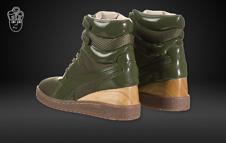 Puma MY-77 Wedge彪马黑标限量女鞋 内增高