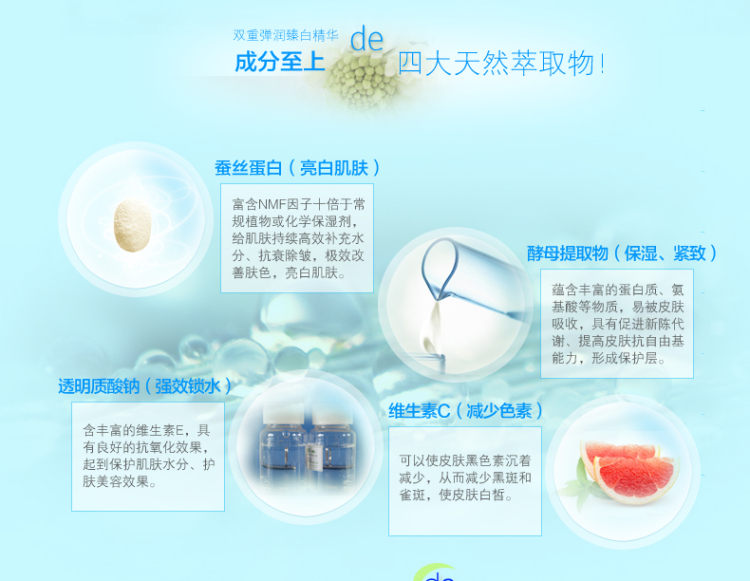 温碧泉 双重弹润臻白洁面蜜150g+美容液130m