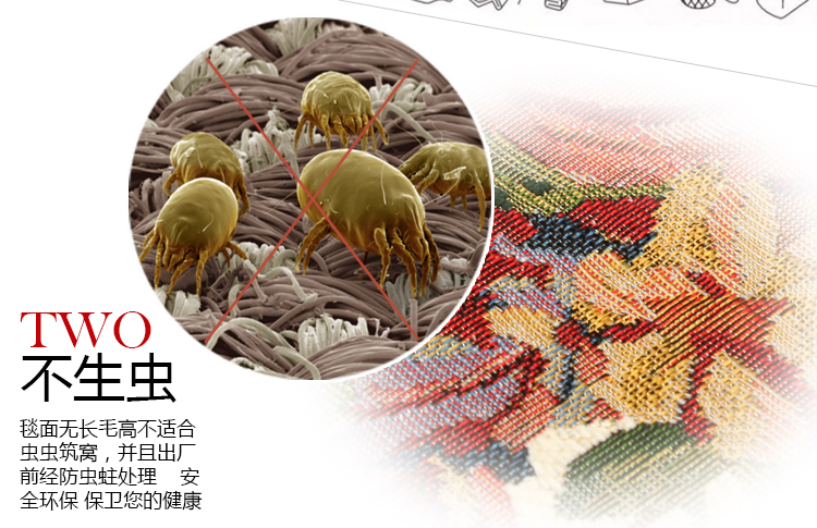 易普美家 圆形电脑椅 客厅茶几欧式田园花朵卧室床边毯薄地毯 ED013咖啡 1000MMx1000MM
