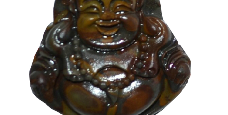 石大夫 盛亿轩5A精品泗滨砭石<em>女娲</em>石<em>观音</em>项链