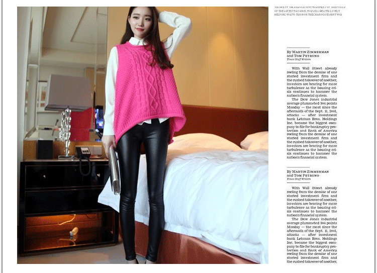 萌卓<em>服饰</em>2014春夏季新款<em>女装 韩版宽松</em>套头毛