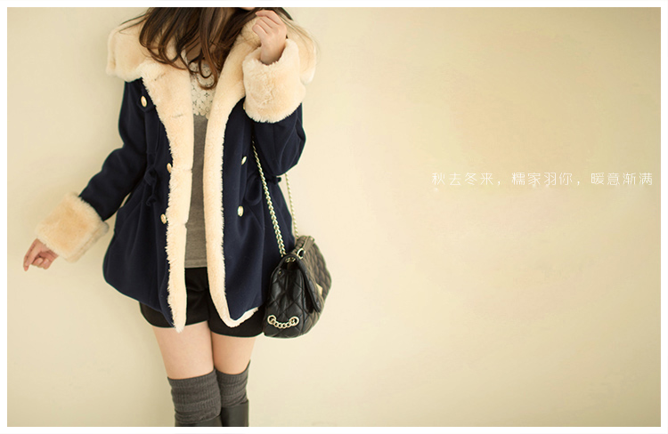 American economy by 2015 autumn and winter Claudia new larger female Korean fashion preppy thick hair a wool coat for double-jacket female Christmas gross? RED M picture, prices, brand platters! The elections are supplied in the national character of distribution, so action, buy now enjoy more preferential! As soon as possible.