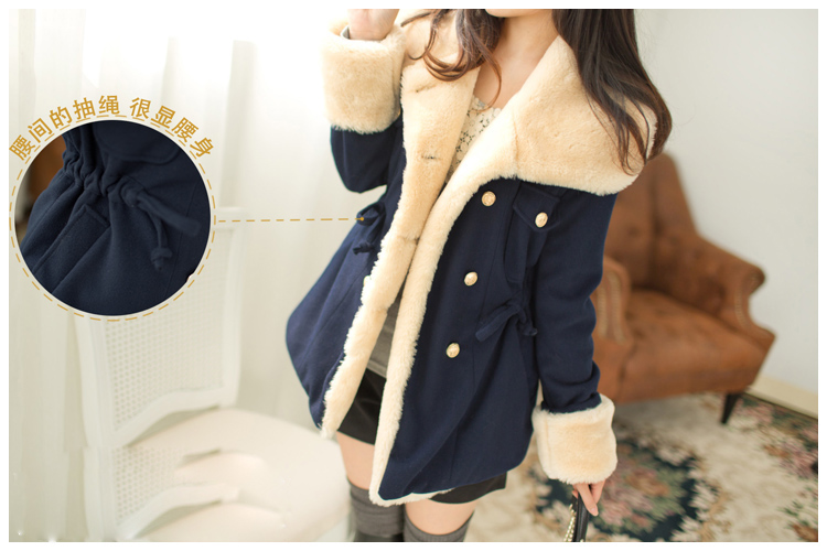 American economy by 2015 autumn and winter Claudia new larger female Korean fashion preppy thick hair a wool coat for double-jacket female Christmas gross? RED M picture, prices, brand platters! The elections are supplied in the national character of distribution, so action, buy now enjoy more preferential! As soon as possible.