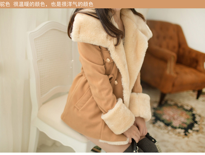 American economy by 2015 autumn and winter Claudia new larger female Korean fashion preppy thick hair a wool coat for double-jacket female Christmas gross? RED M picture, prices, brand platters! The elections are supplied in the national character of distribution, so action, buy now enjoy more preferential! As soon as possible.