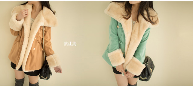 American economy by 2015 autumn and winter Claudia new larger female Korean fashion preppy thick hair a wool coat for double-jacket female Christmas gross? RED M picture, prices, brand platters! The elections are supplied in the national character of distribution, so action, buy now enjoy more preferential! As soon as possible.