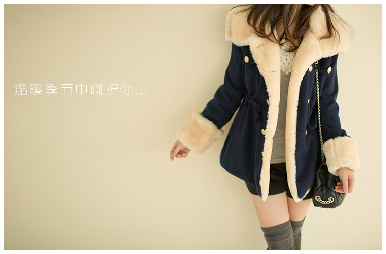 American economy by 2015 autumn and winter Claudia new larger female Korean fashion preppy thick hair a wool coat for double-jacket female Christmas gross? RED M picture, prices, brand platters! The elections are supplied in the national character of distribution, so action, buy now enjoy more preferential! As soon as possible.