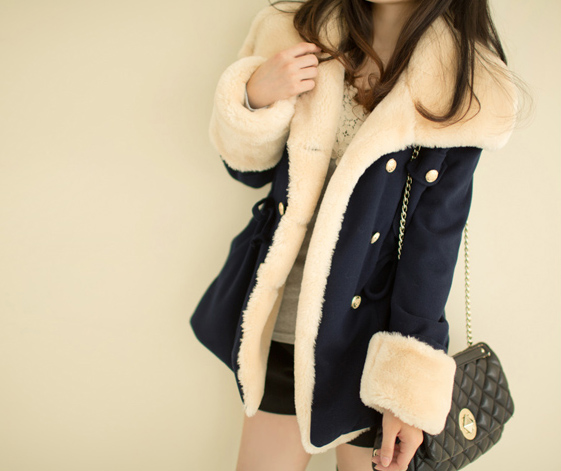 American economy by 2015 autumn and winter Claudia new larger female Korean fashion preppy thick hair a wool coat for double-jacket female Christmas gross? RED M picture, prices, brand platters! The elections are supplied in the national character of distribution, so action, buy now enjoy more preferential! As soon as possible.