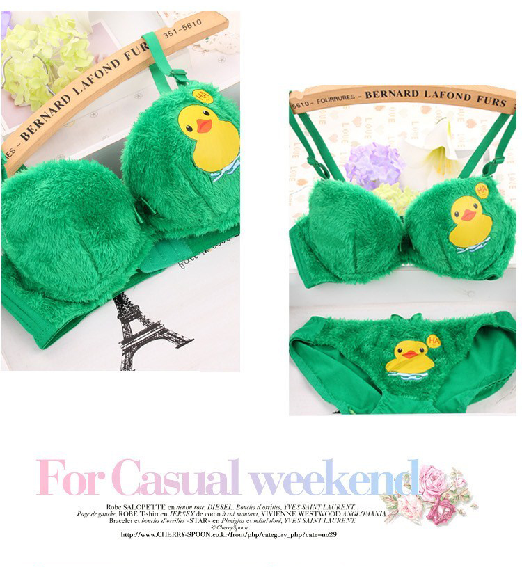 <em>货到付款</em>Saran少女内衣 秋冬款全棉毛绒<em>加厚</em>学