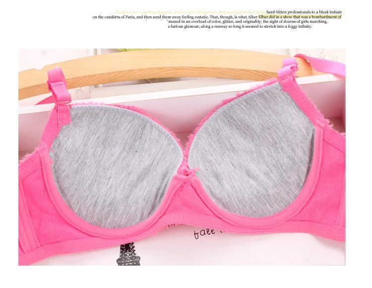 <em>货到付款</em>Saran少女内衣 秋冬款全棉毛绒<em>加厚</em>学