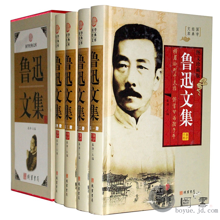 鲁迅全集/文集经典杂文小说散文16开4册图文珍藏本 - 江苏一湖 - 一湖出书QQ1033842791
