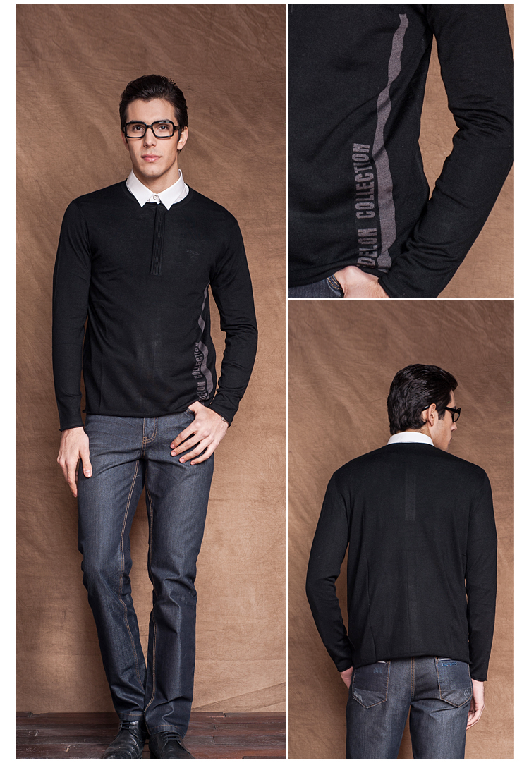 太子龙 高档羊毛商务毛衫 <em>男打底</em>针织衫 <em>毛衣外</em>