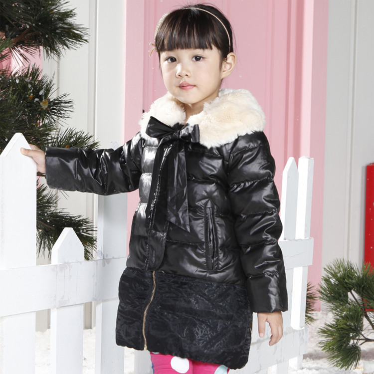 韦氏+儿童羽绒服+女童中长款儿童羽绒服