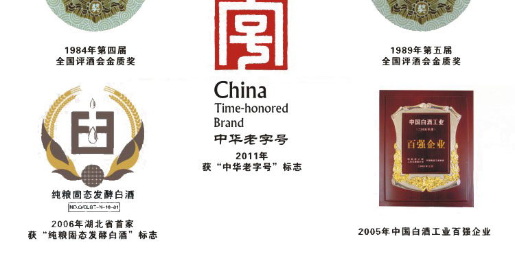 黄鹤楼白酒 十五年秘酿酒42度 浓香型白酒 500