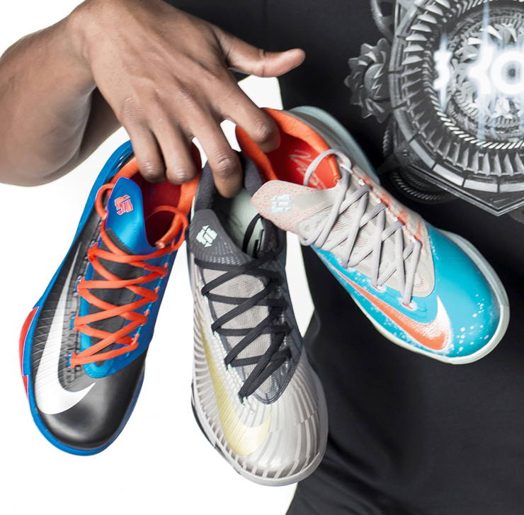 NIKE\/耐克 杜兰特6代 KD6 后掌气垫篮球鞋 59