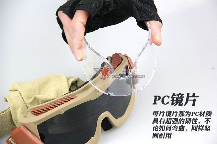 S WALKER 兵行者 美式特战队员战术护目镜 户