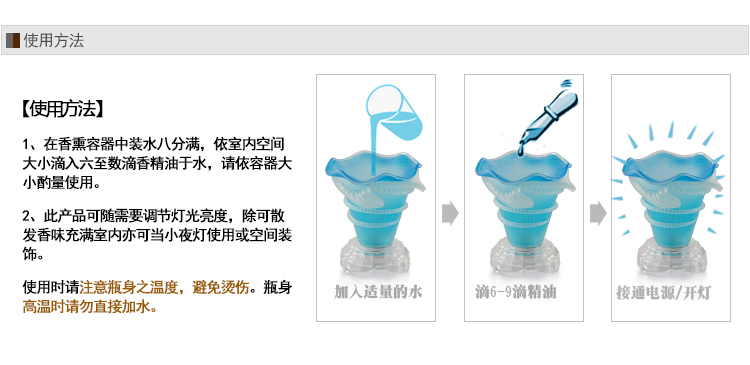 雅香居小旋风玻璃香熏灯水晶精油灯卧室熏香灯 小旋风香熏灯粉色