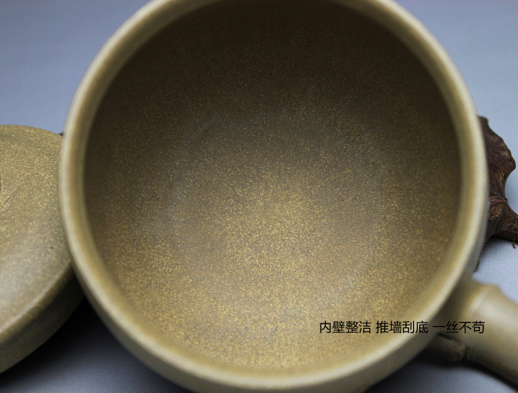 紫砂杯子宜兴全手工茶杯茶壶茶具紫砂壶杯正品原矿紫砂盖杯 老段泥 珍品清香