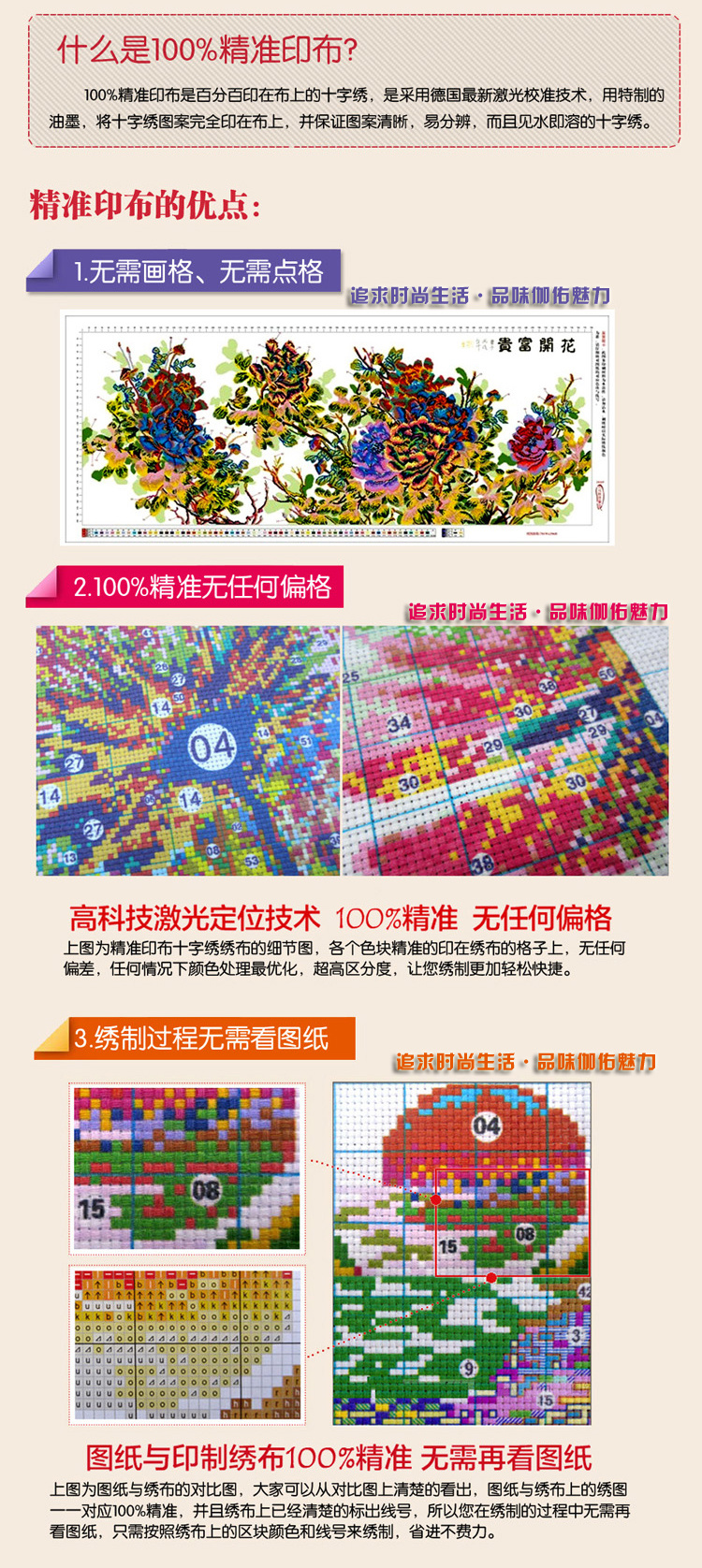 
                                        【货到付款】5D新款十字绣100%精准印花 家和万事兴3D五联客厅大画 2米大画 丝线5D精准印花1.4米只绣字                