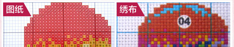 
                                        【货到付款】5D新款十字绣100%精准印花 家和万事兴3D五联客厅大画 2米大画 丝线5D精准印花1.4米只绣字                