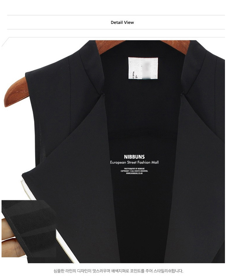 2014年<em>欧美</em>风<em>雪纺马甲</em>中长款韩版时尚雪纺衬