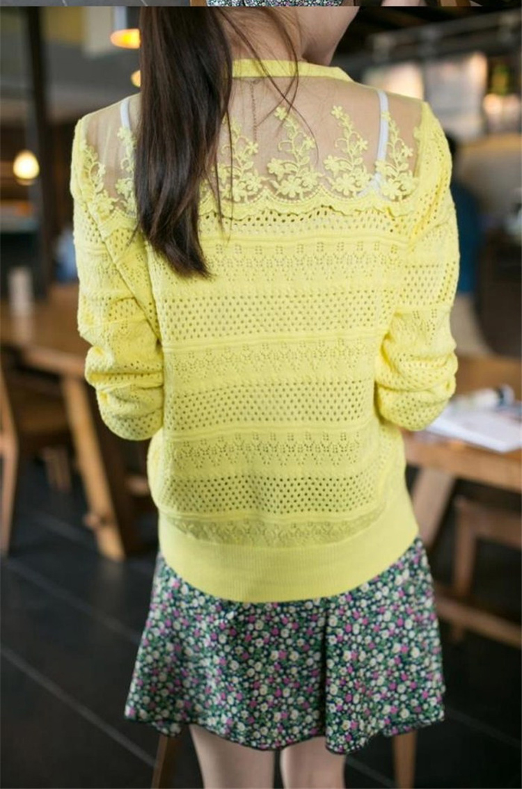 睿曈2014<em>春夏女</em>百搭<em>短款针织</em>衫<em>开衫</em>防晒薄款