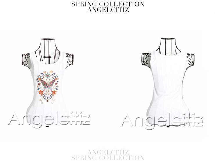 <em>天使之城</em> angelcitiz 时尚<em>品牌女装</em>刺绣钉珠花朵