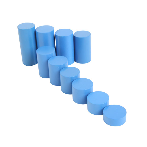 特蒙台梭利 蒙氏教具 四色圆柱体 AF<em>00168</em> 【