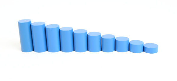 特蒙台梭利 蒙氏教具 四色圆柱体 AF<em>00168</em> 【