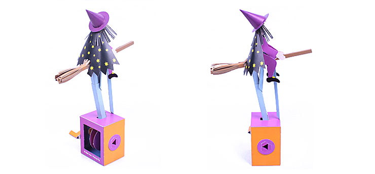 蔚然 立体折纸 <em>小小女巫</em> 手工立体拼装玩具 3D