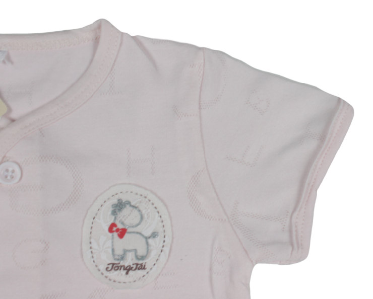 童泰 儿童 对开半袖套装 5161 天蓝色 73码图片