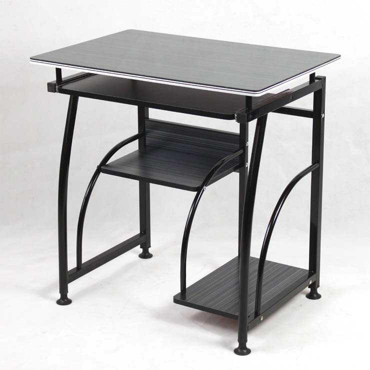 电脑桌 台式电脑桌 彩绘钢琴面电脑 环保家用电