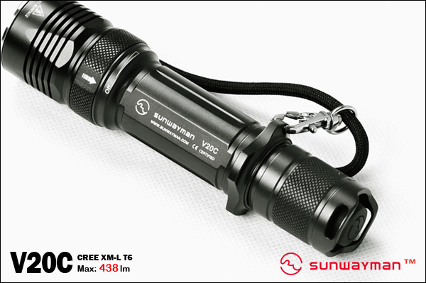 卫者SUNWAYMAN V20C 手电筒战术手电 T6无