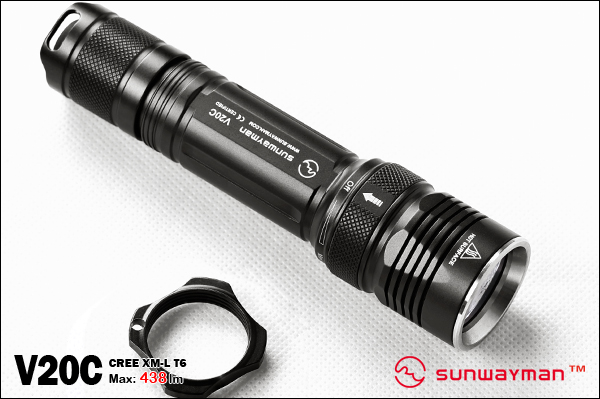炫卫者SUNWAYMAN V20C 手电筒战术手电 T