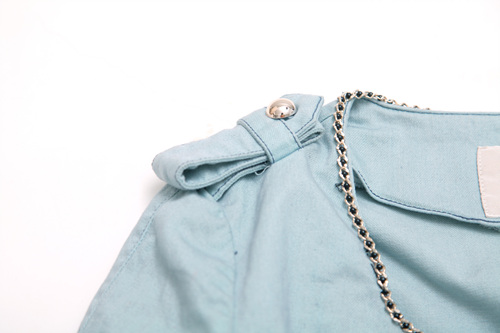 卓欧TOAIOU2012秋装新款女装牛仔衣韩版修身